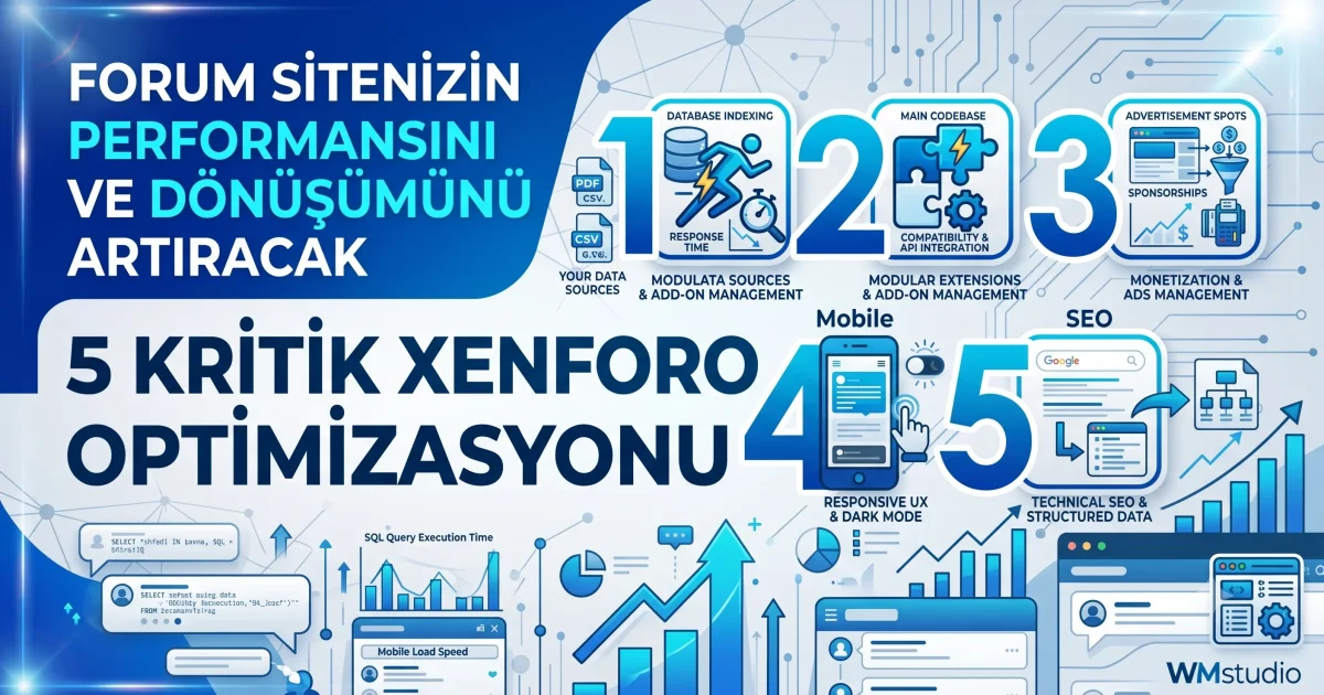 Forum Sitenizin Performansını ve Dönüşümünü Artıracak 5 Kritik XenForo Optimizasyonu